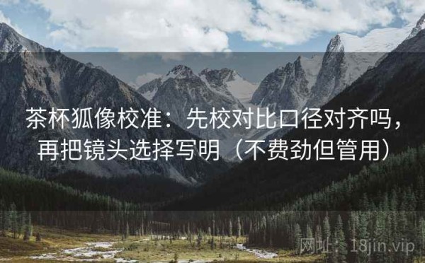 茶杯狐像校准：先校对比口径对齐吗，再把镜头选择写明（不费劲但管用）