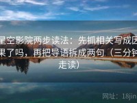 星空影院两步读法：先抓相关写成因果了吗，再把导语拆成两句（三分钟走读）